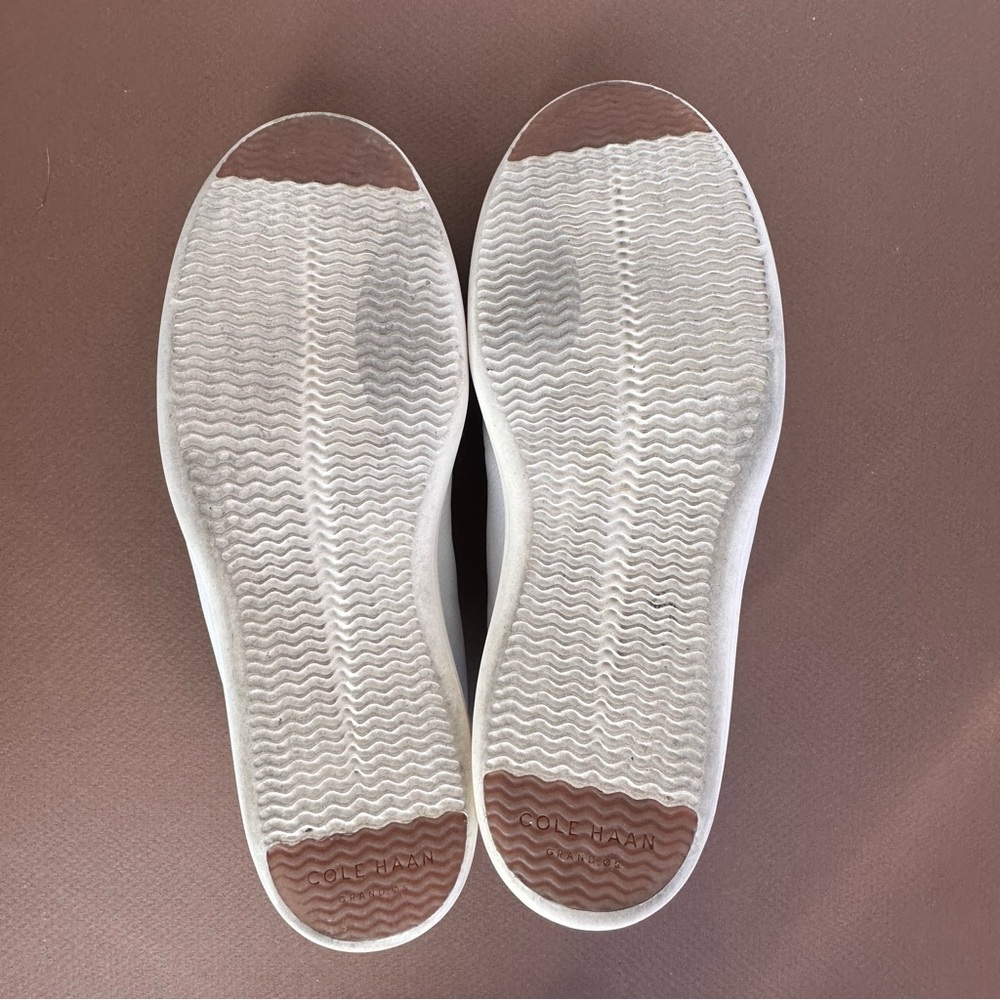 Cole Haan Men’s Grand Crosscourt II White Leather Sneakers C26515 - Size 10M - Picture 5 of 10